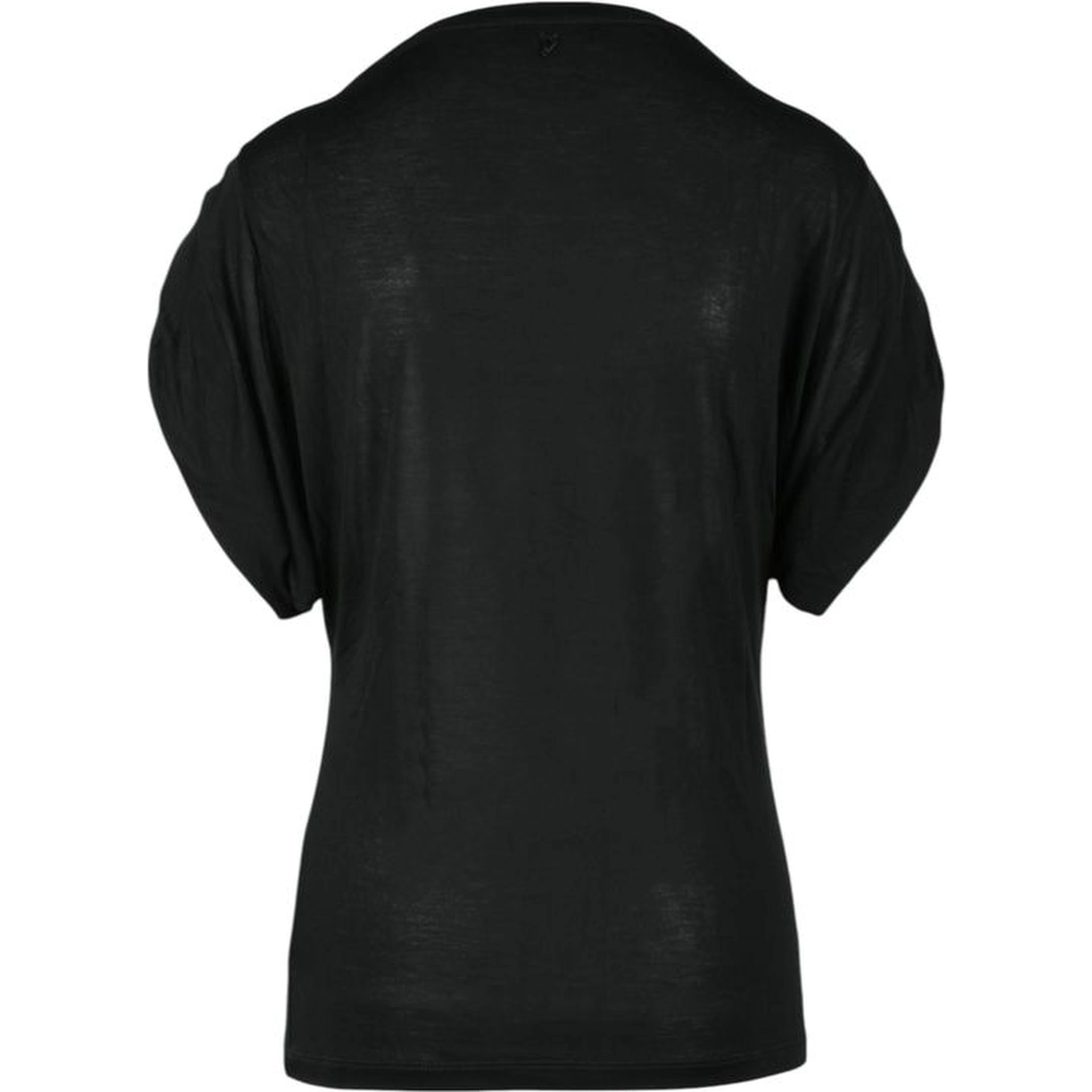 Black Viscose T-Shirt