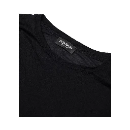 Black Viscose T-Shirt