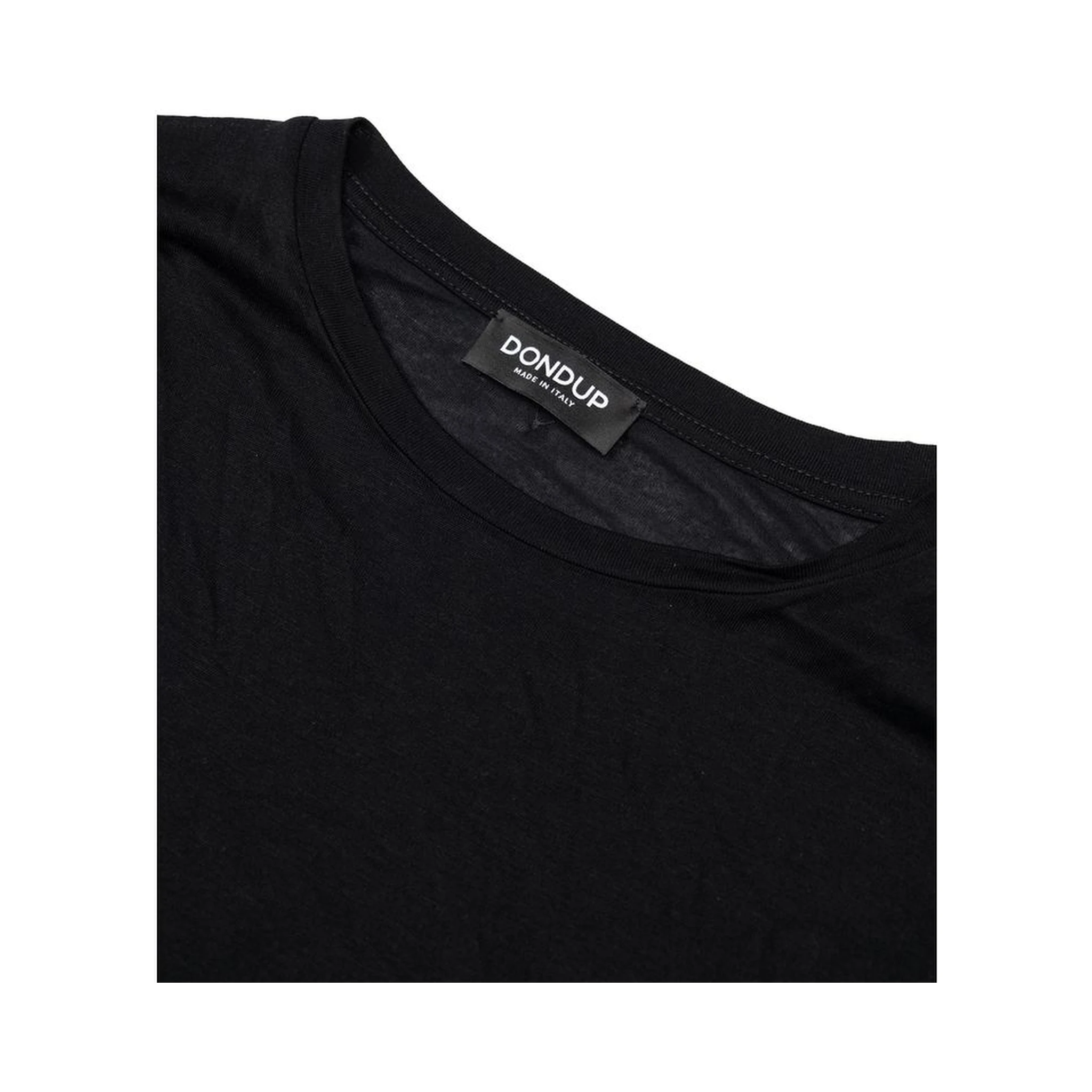 Black Viscose T-Shirt