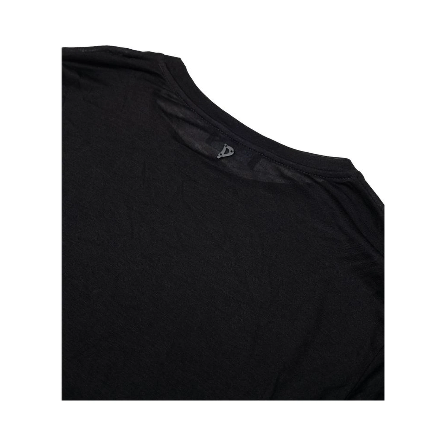 Black Viscose T-Shirt