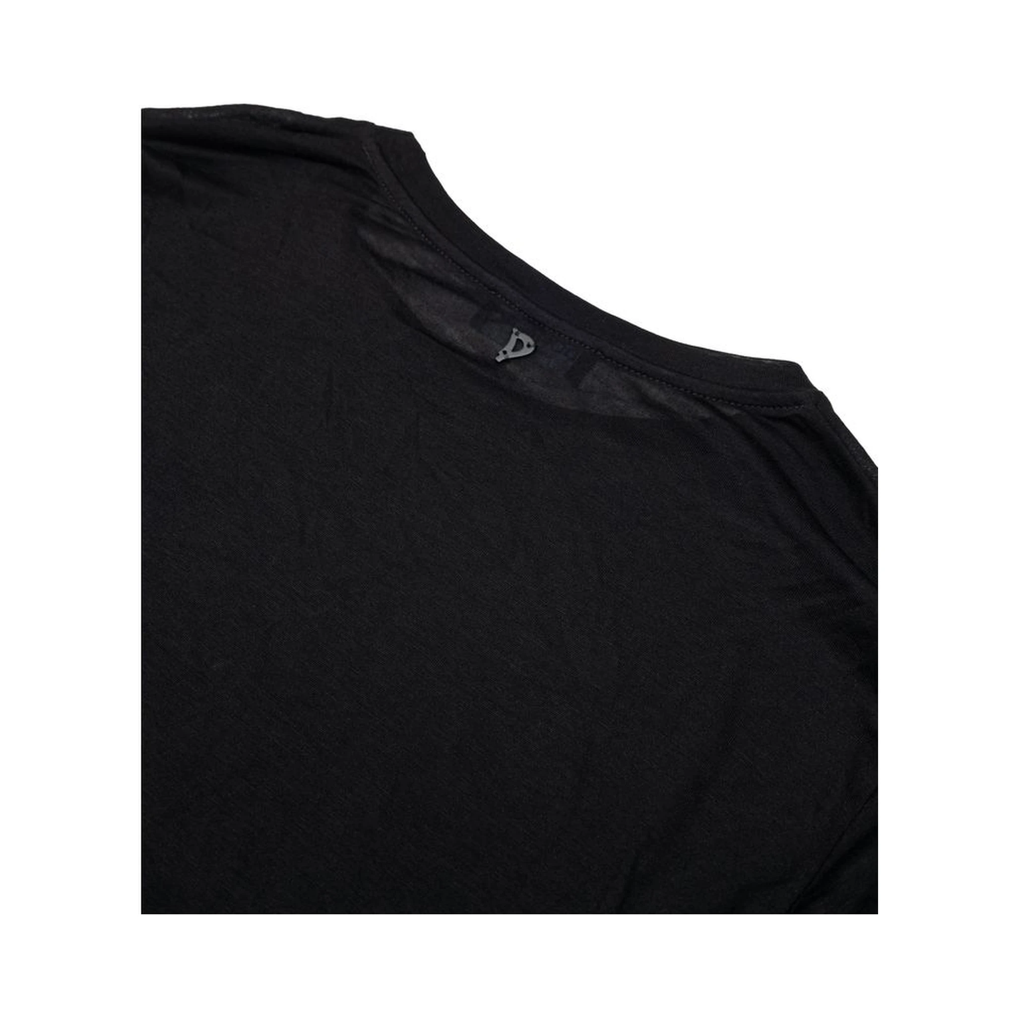 Black Viscose T-Shirt