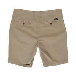 Beige Cotton Bermuda Shorts