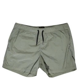 Green Nylon Swim Shorts