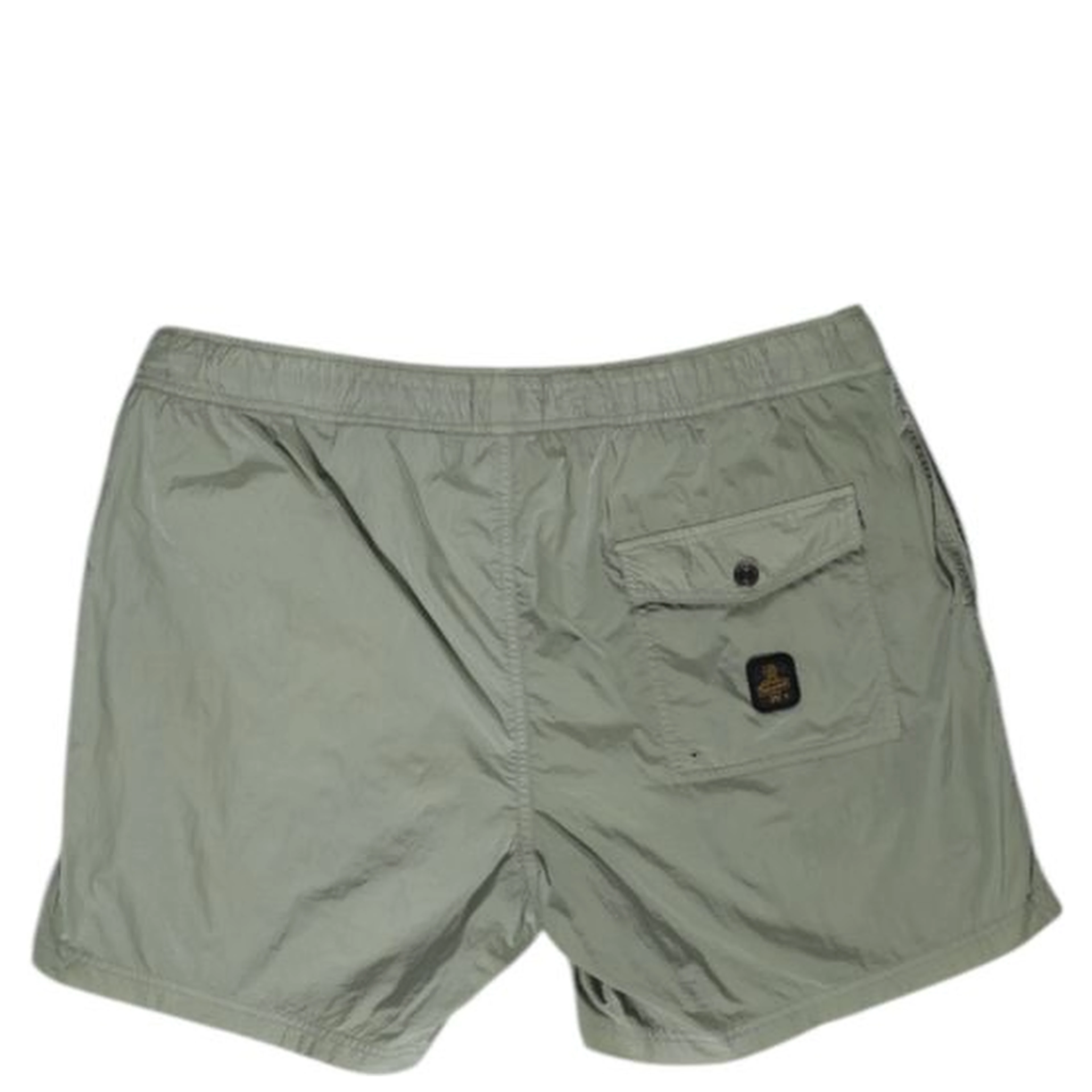 Green Nylon Swim Shorts