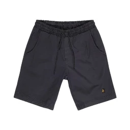 Black Cotton Bermuda Shorts