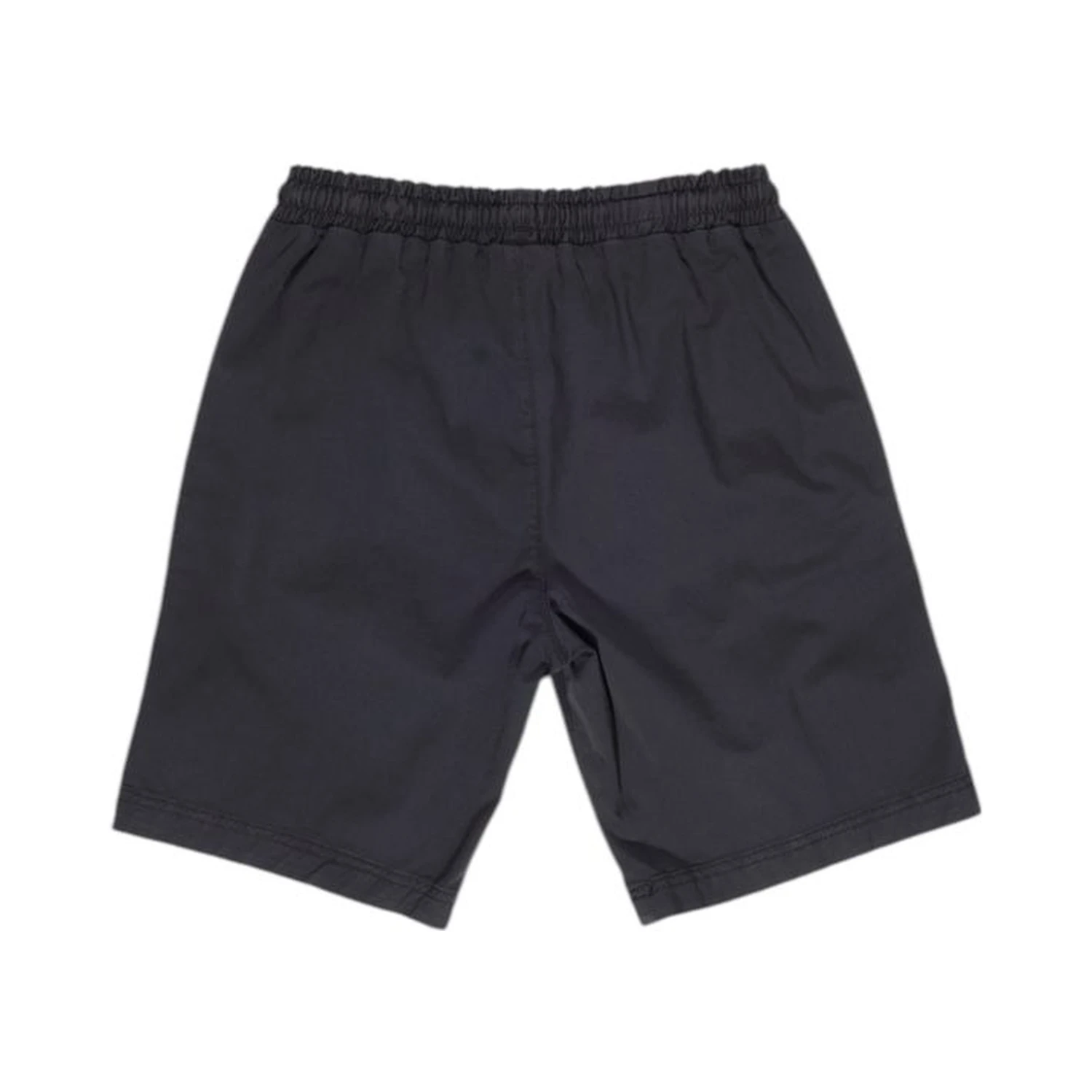 Black Cotton Bermuda Shorts