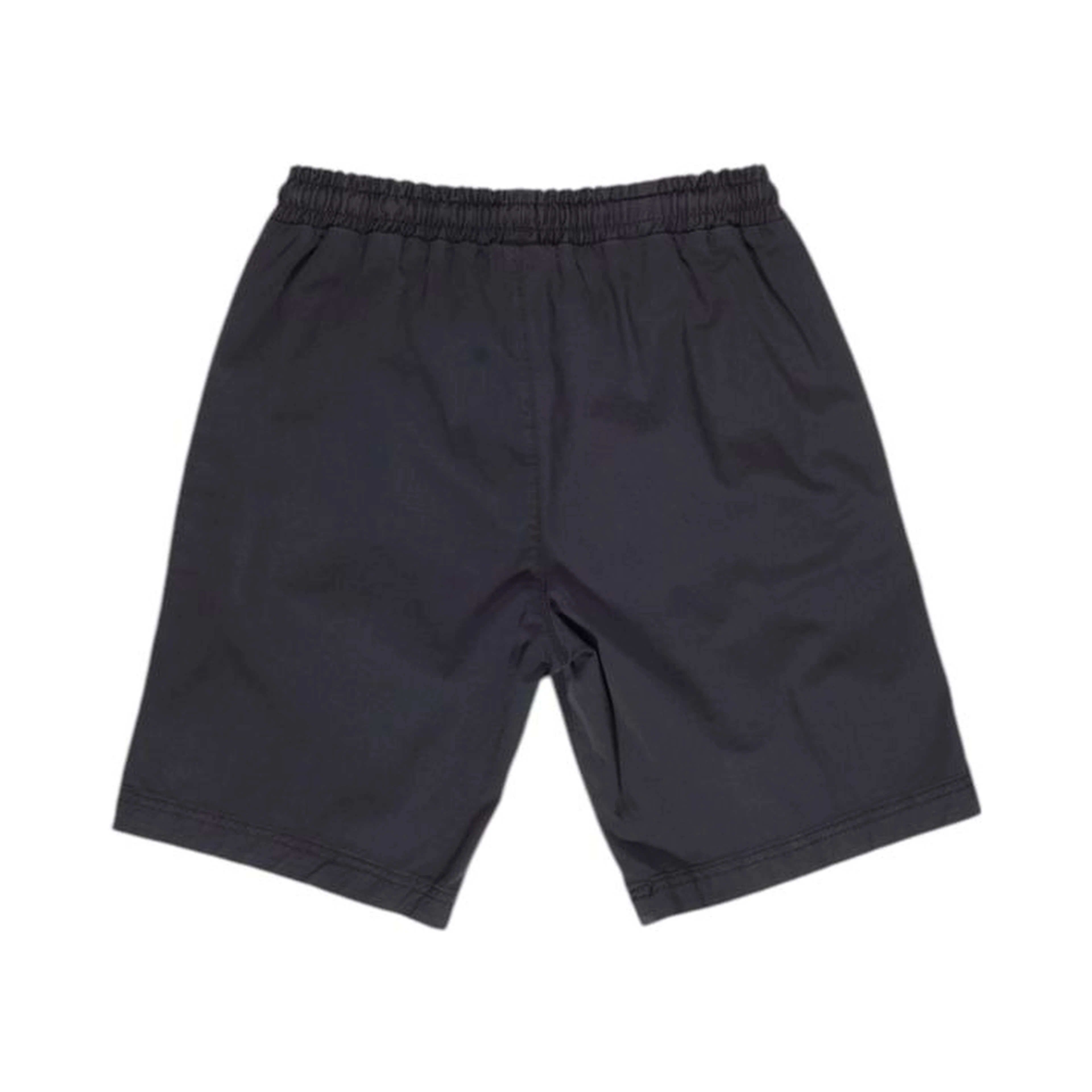 Black Cotton Bermuda Shorts