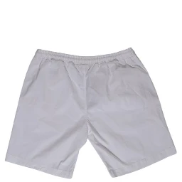 White Cotton Bermuda Shorts