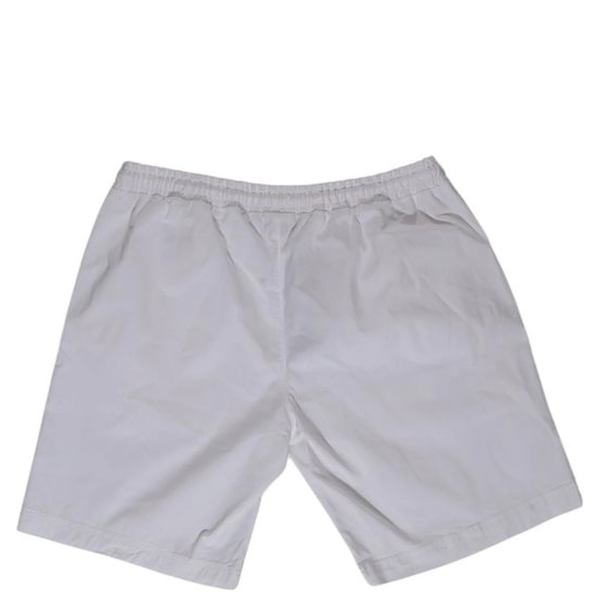 White Cotton Bermuda Shorts