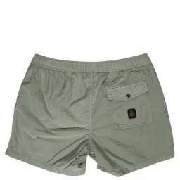 Green Nylon Swim Shorts