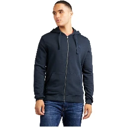 Blue Cotton Hoodie