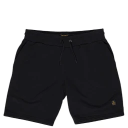 Black Cotton Bermuda Shorts