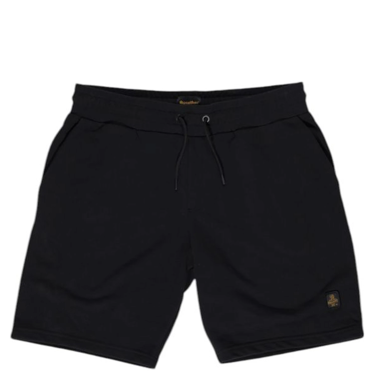 Black Cotton Bermuda Shorts