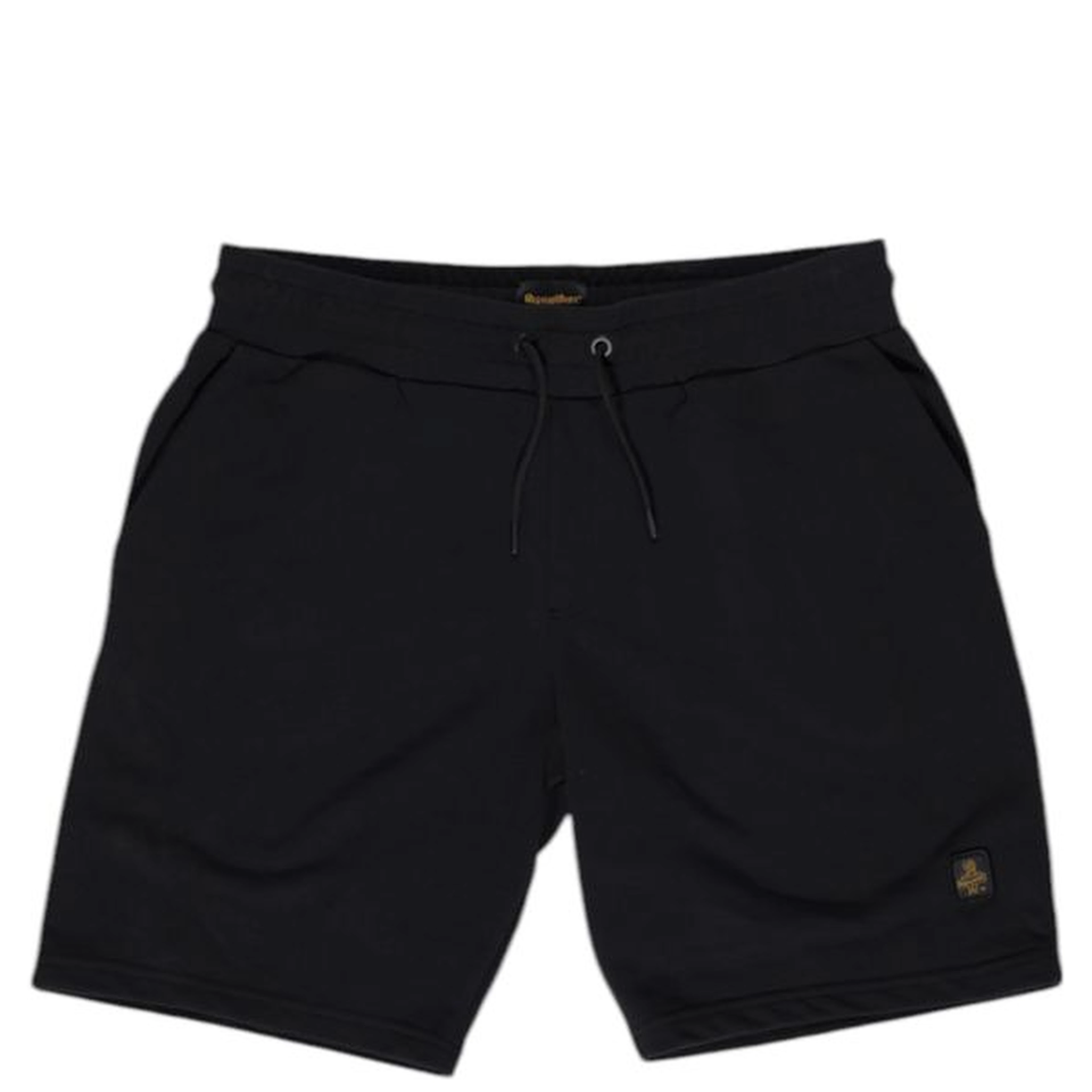 Black Cotton Bermuda Shorts