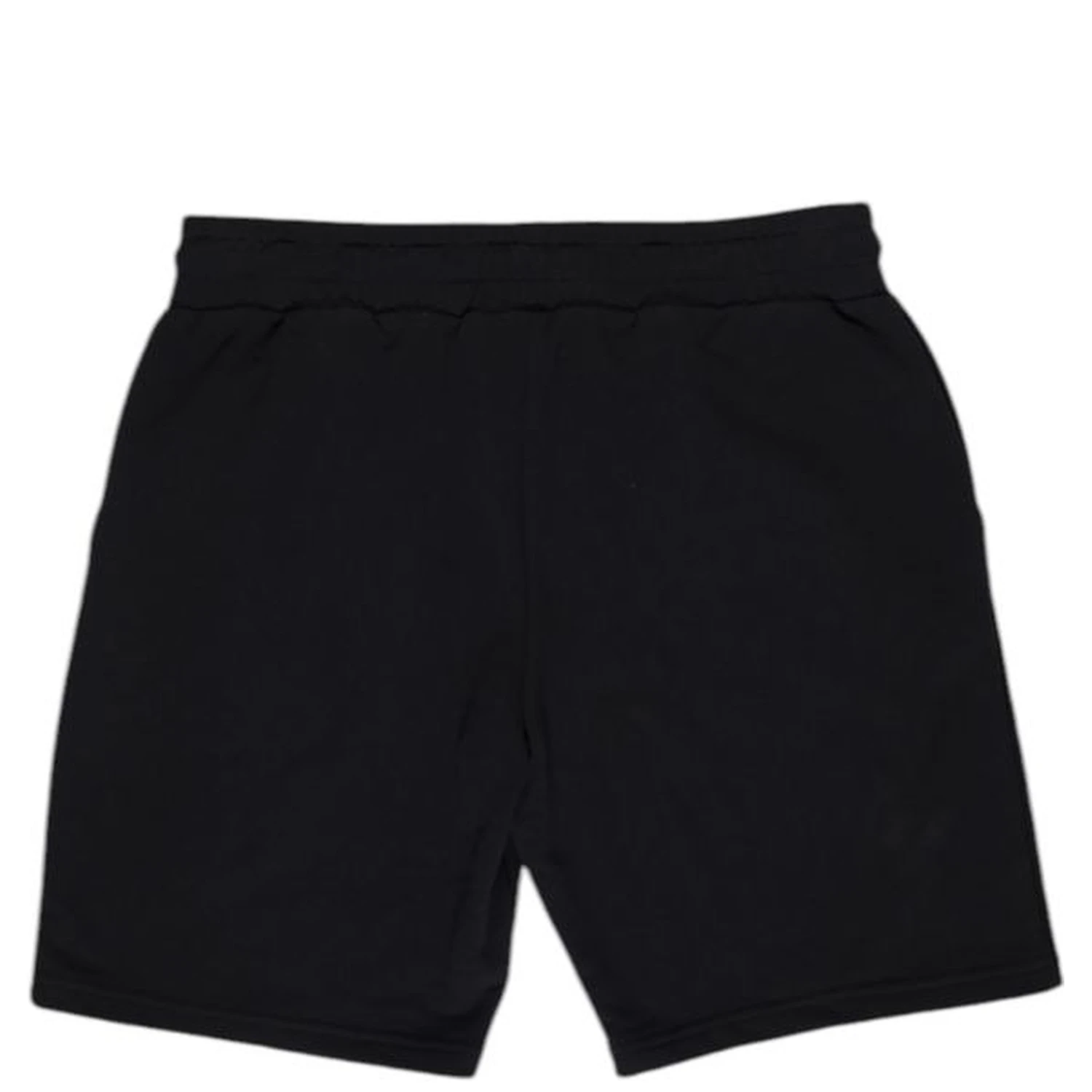 Black Cotton Bermuda Shorts