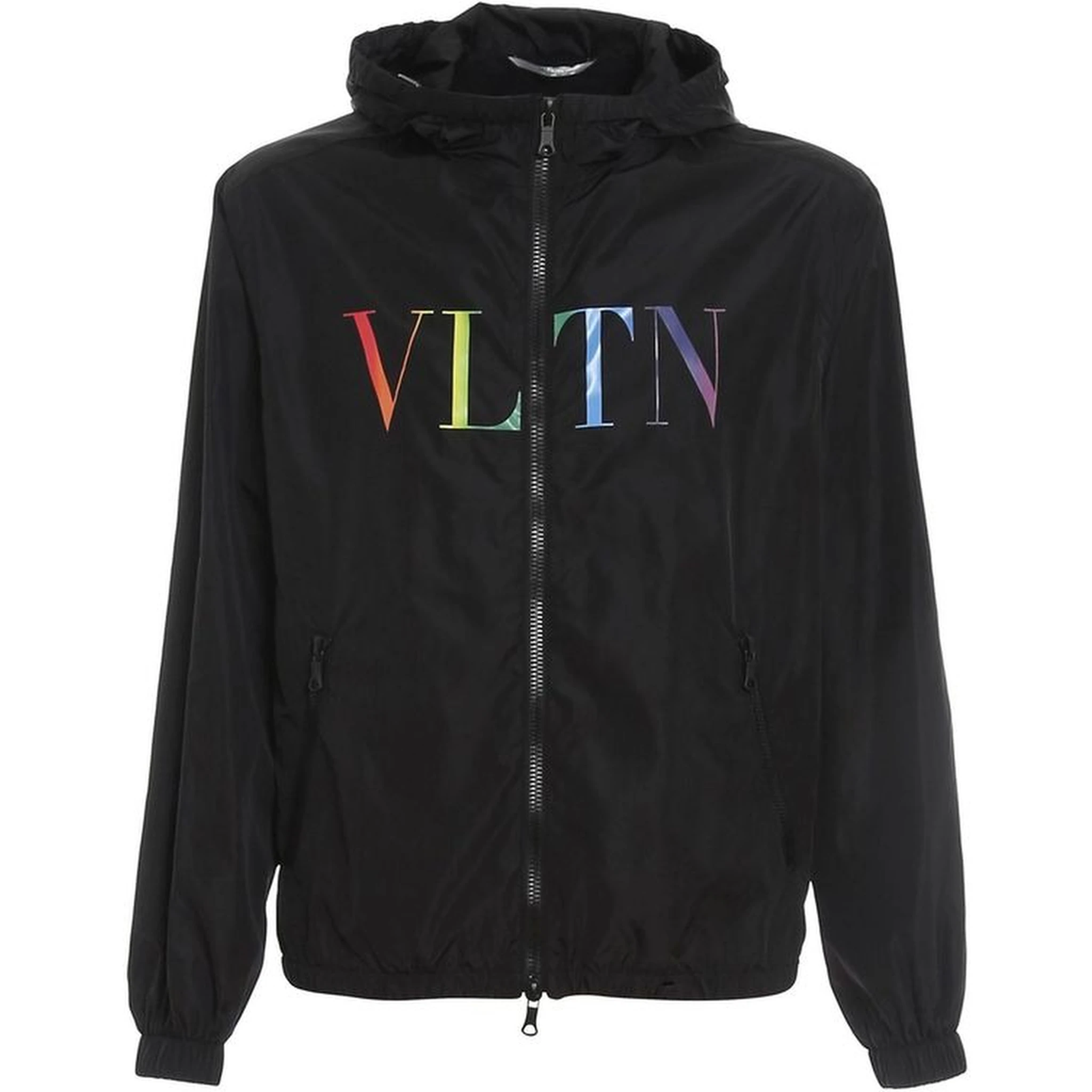 سترة خارجية سوداء من البولياميد