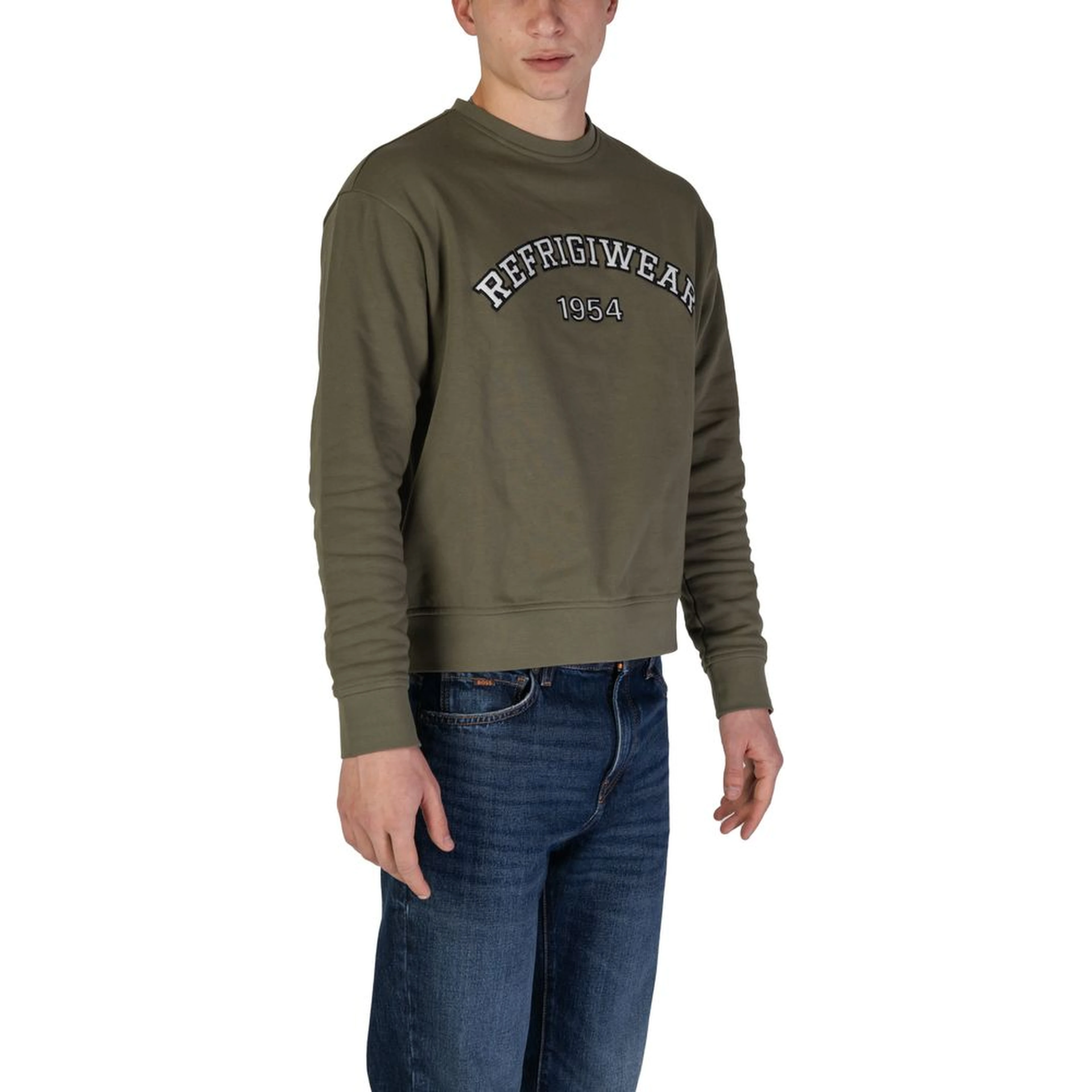 Green Cotton Sweatshirt