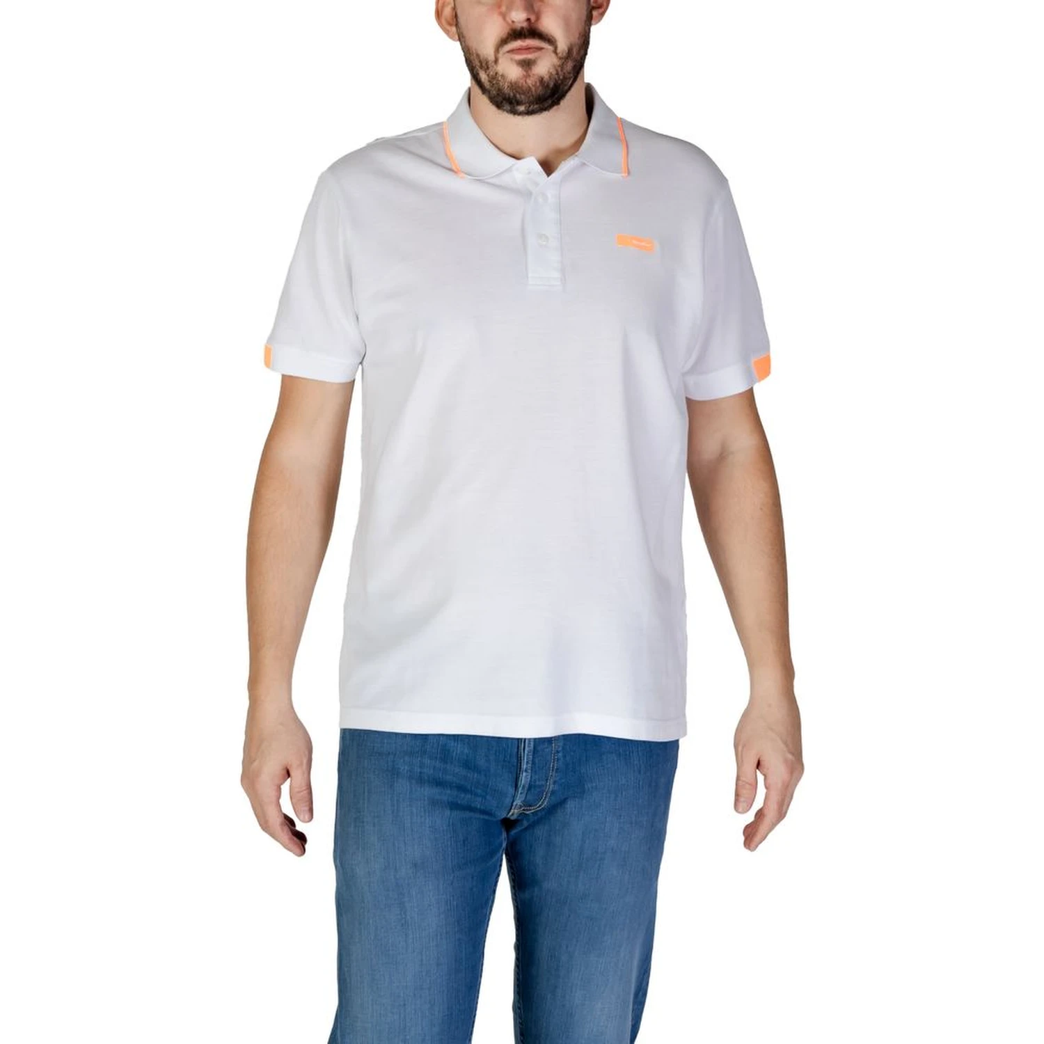 White Cotton Polo Shirt