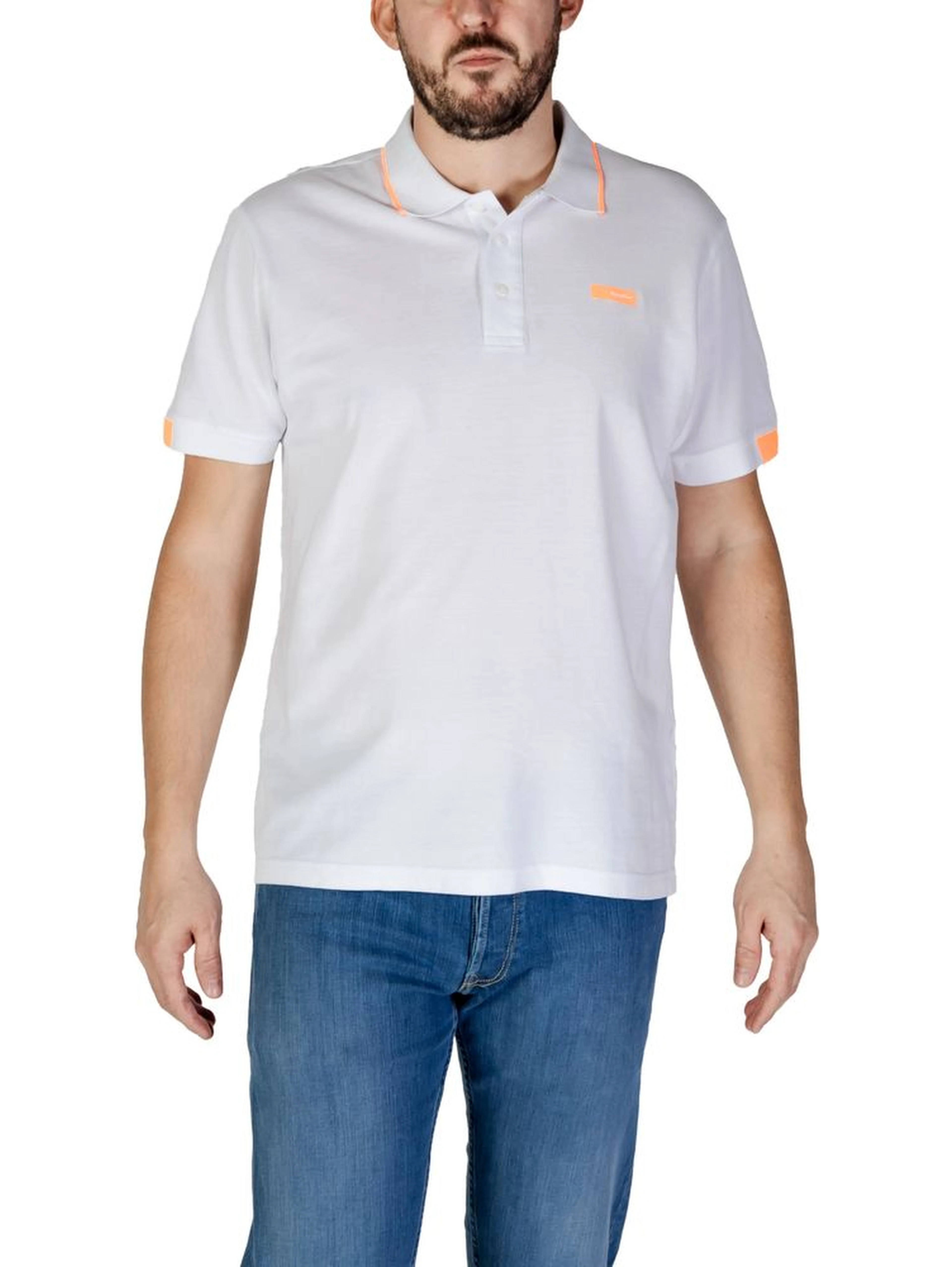 White Cotton Polo Shirt