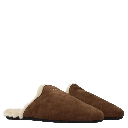 Brown Leather Slippers