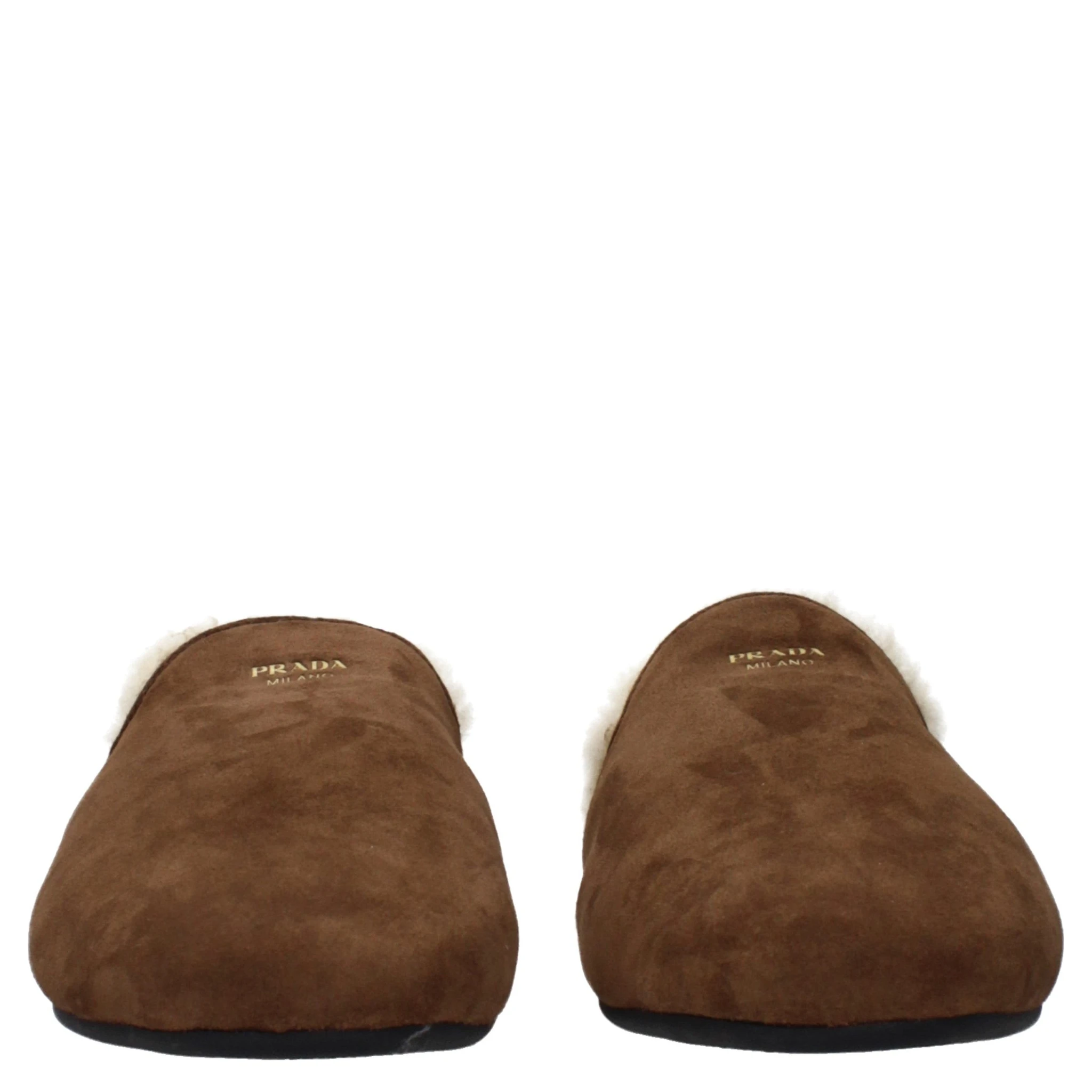 Brown Leather Slippers