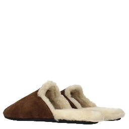 Brown Leather Slippers