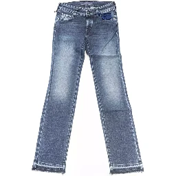 Blue Cotton Women Jeans