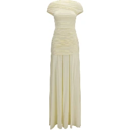 Bicolor Viscose Casual Dress