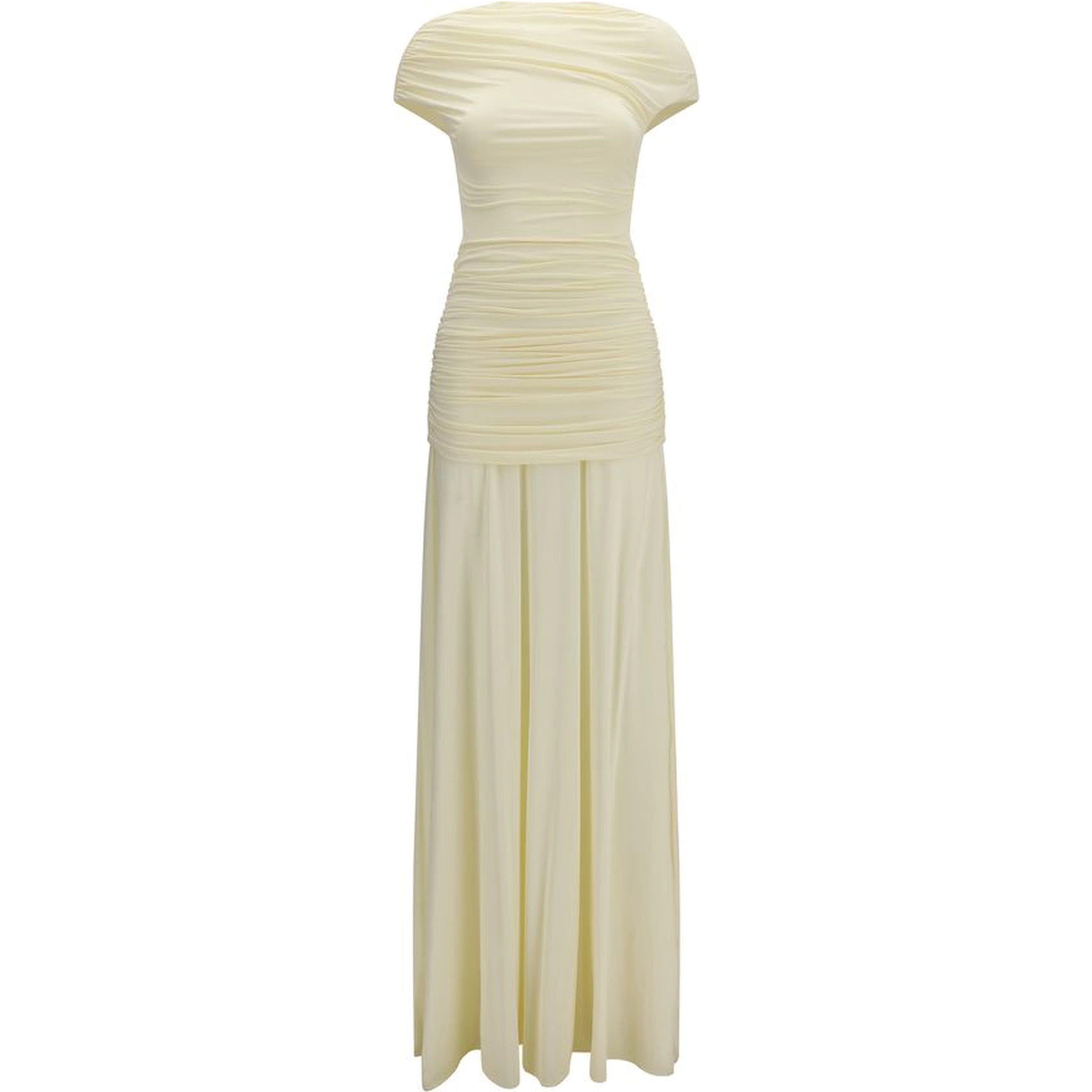 Bicolor Viscose Casual Dress