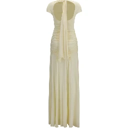 Bicolor Viscose Casual Dress