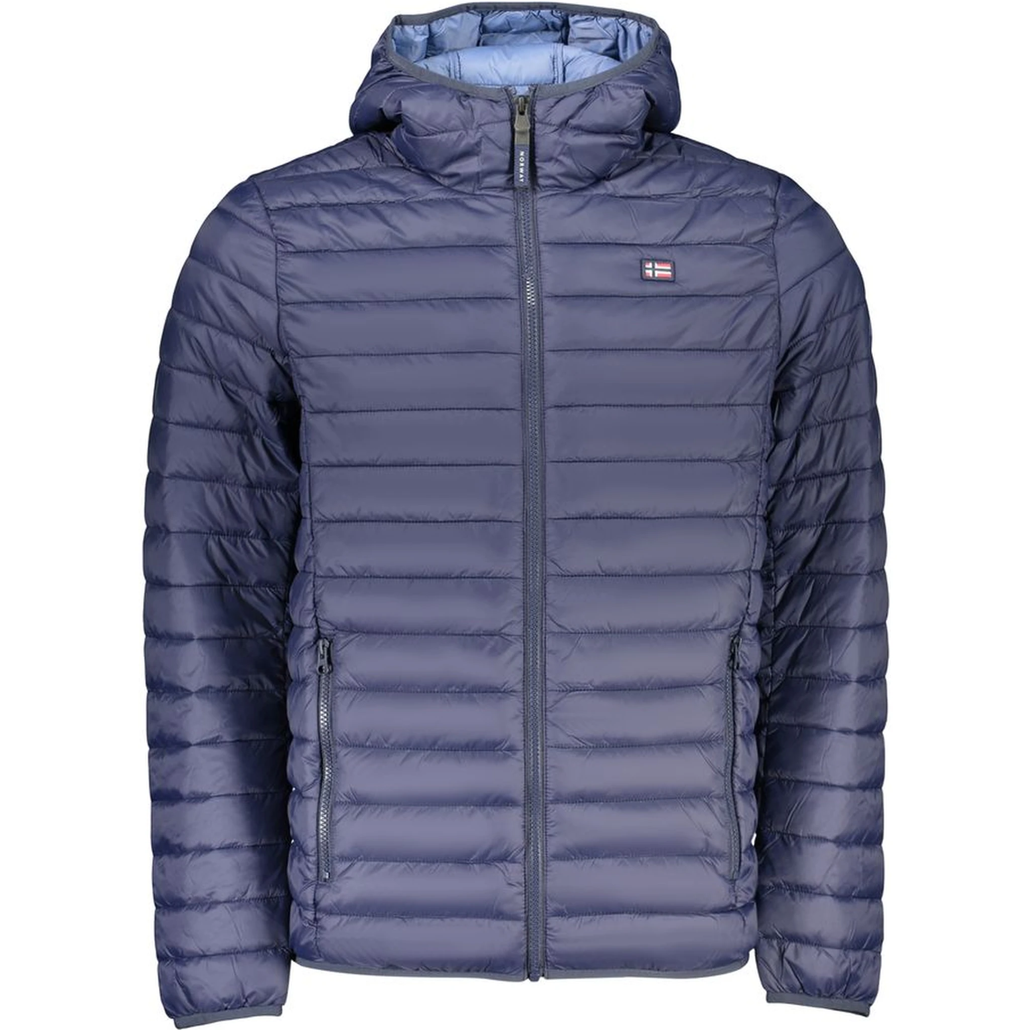 Blue Polyamide Men's Jacket