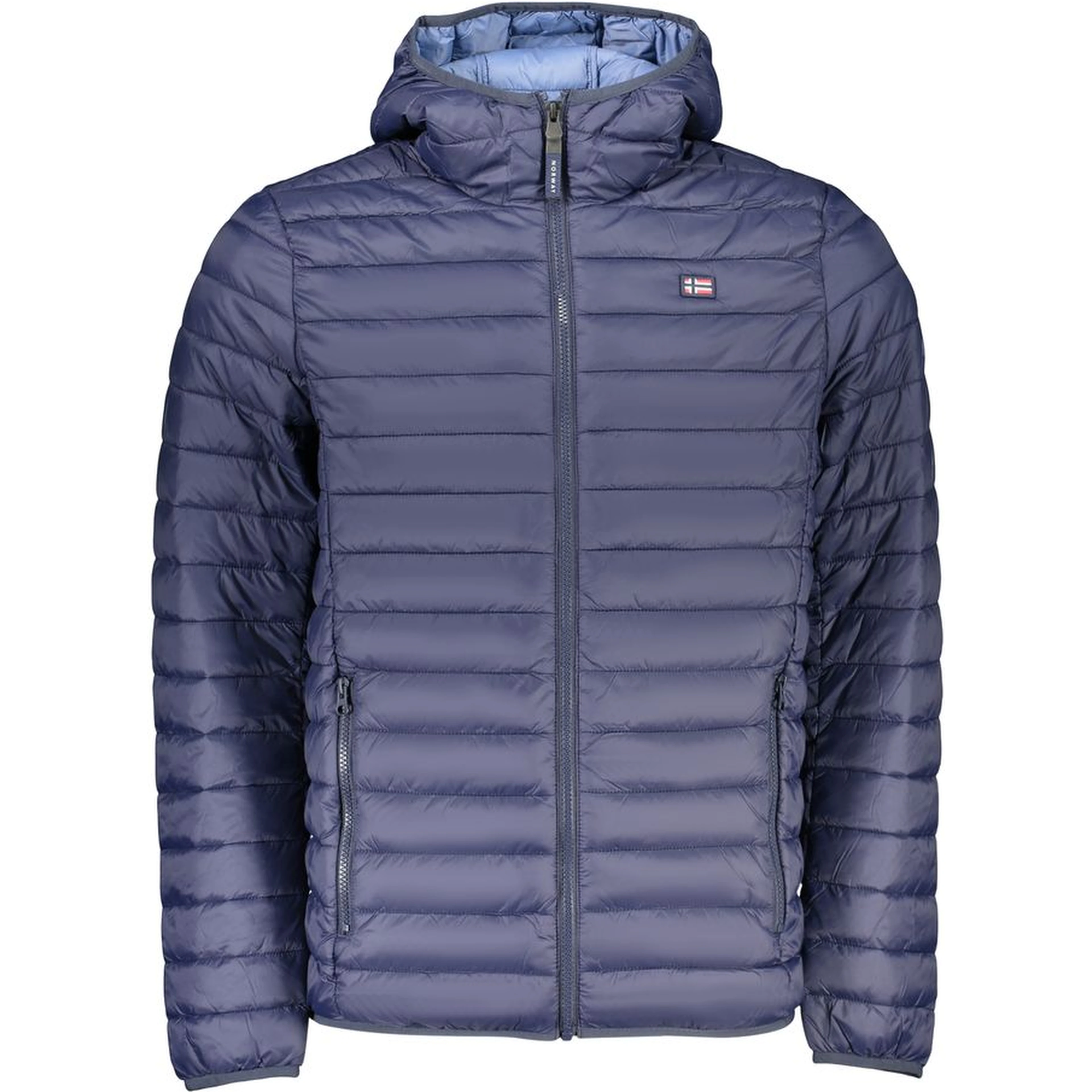 Blue Polyamide Men's Jacket