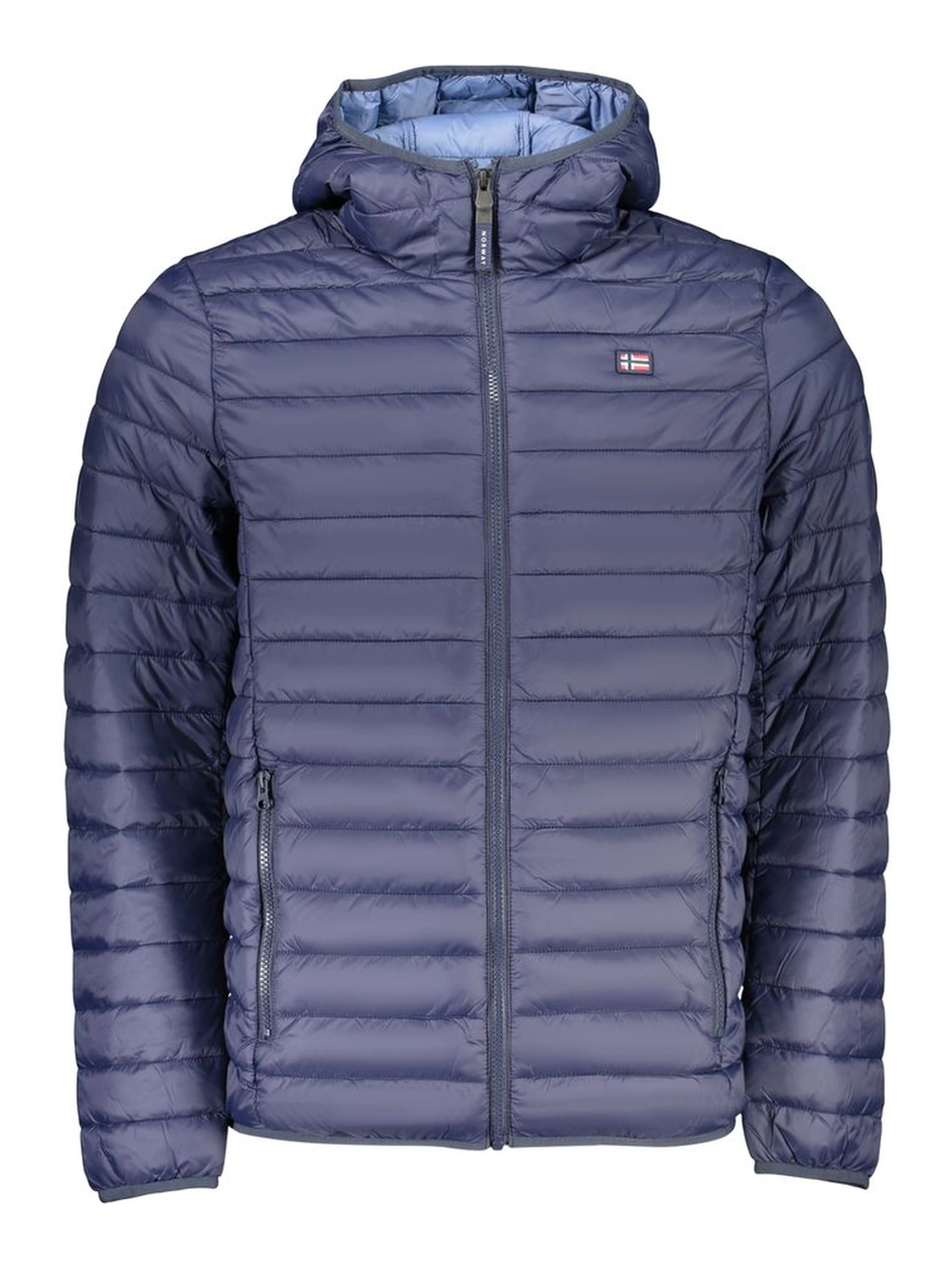 Blue Polyamide Men's Jacket