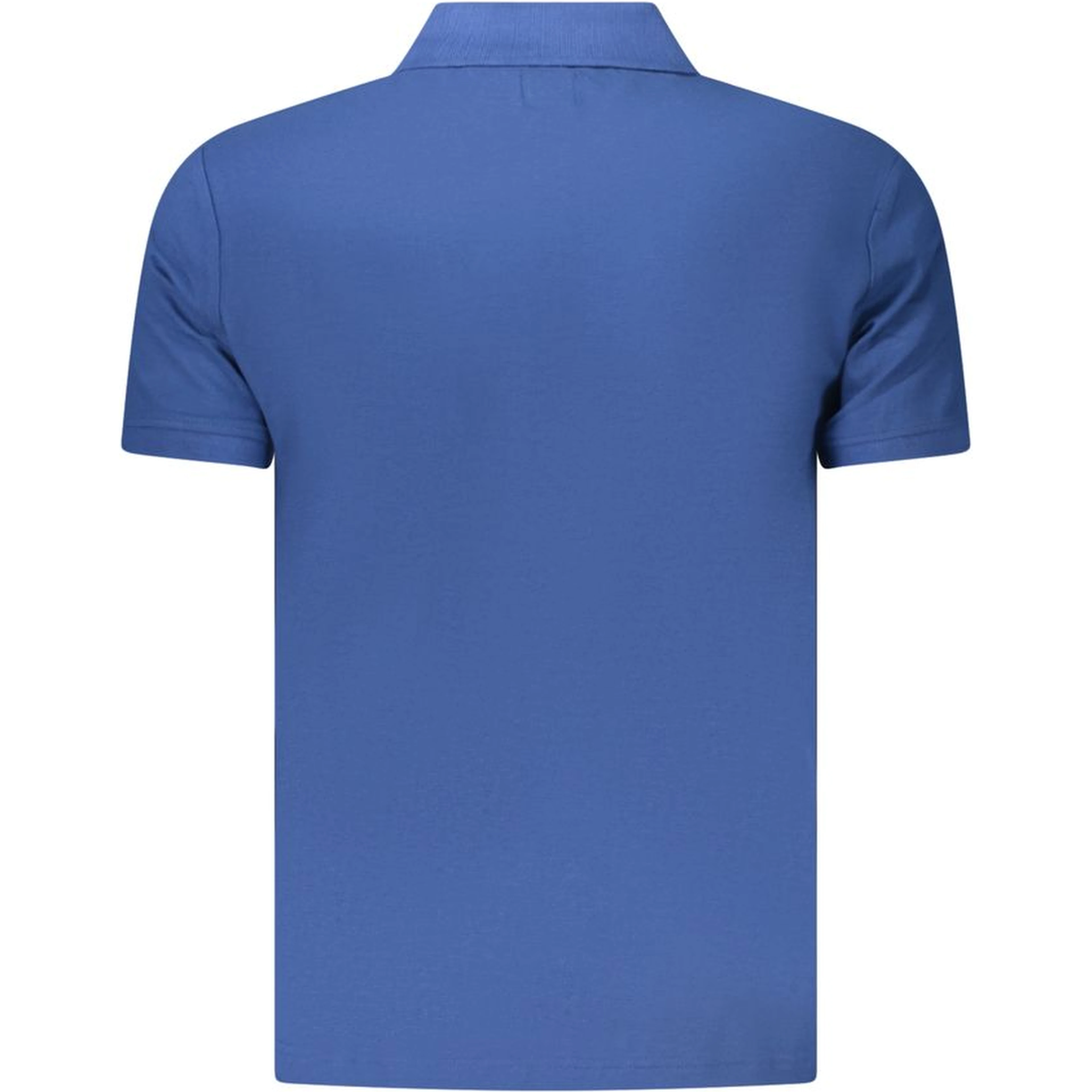 Blue Cotton Polo Shirt