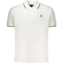 White Cotton Men's Polo Shirt