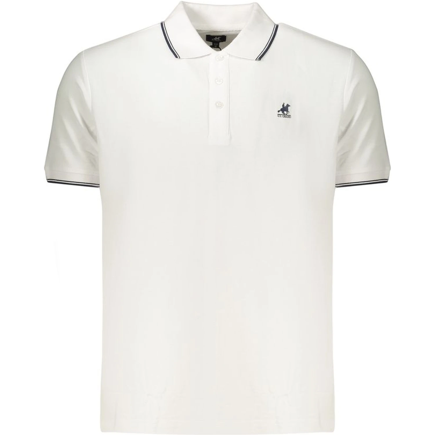White Cotton Men's Polo Shirt