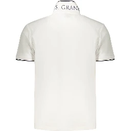 White Cotton Men's Polo Shirt