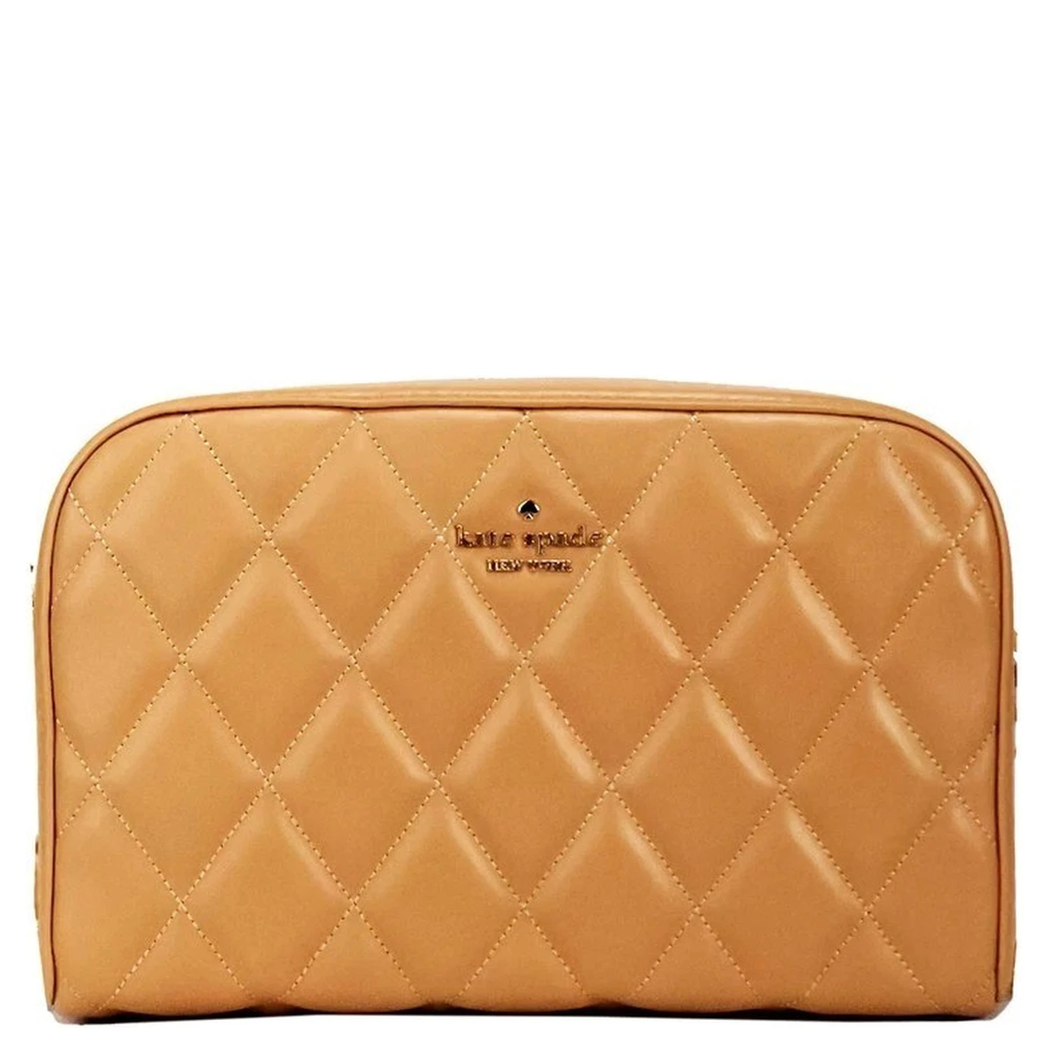 Kate Spade Carey Mini Tiramisu Quilted Smooth Leather Camera Crossbody Bag