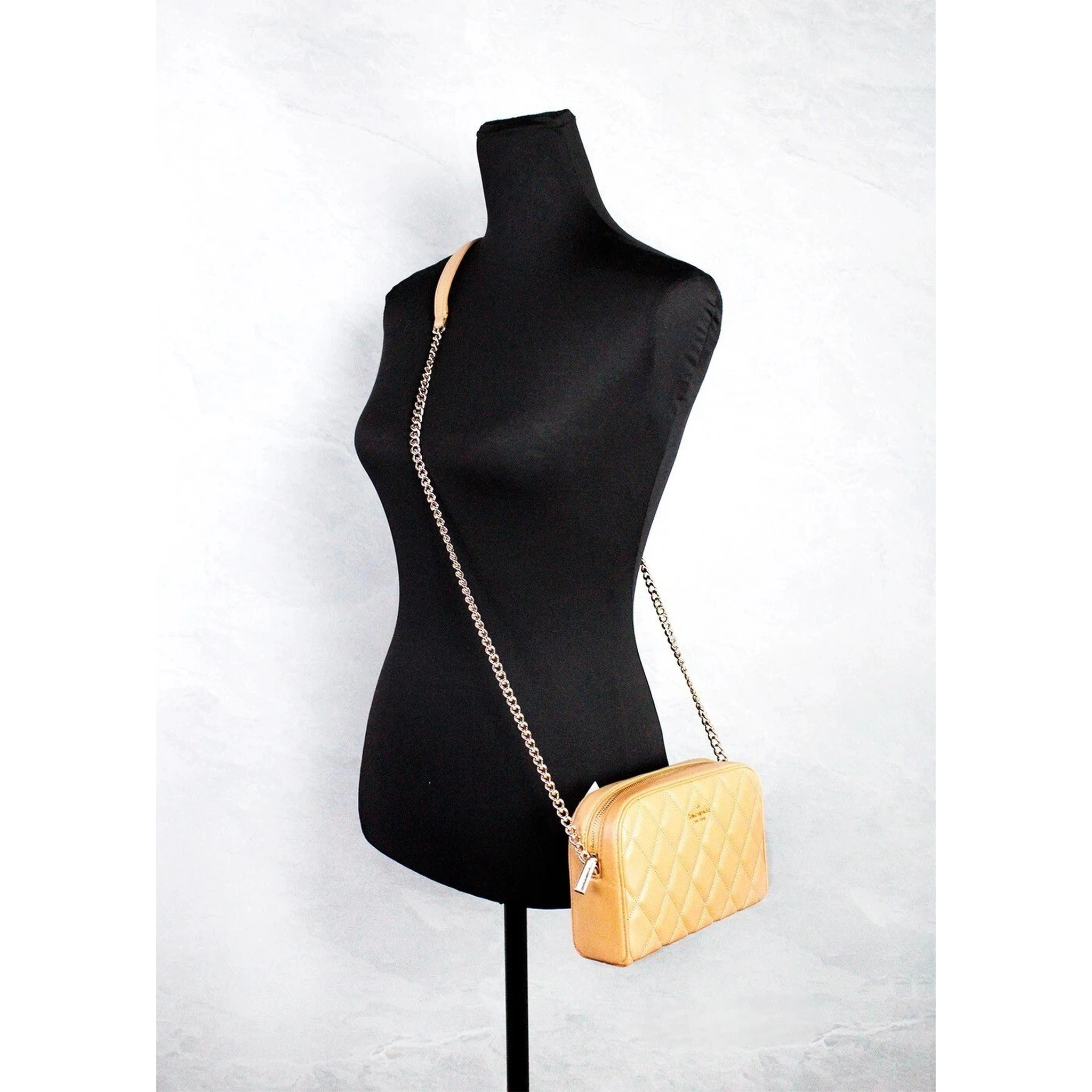Michael Kors Jaycee Mini XS Brown Signature PVC Zip Pocket Shoulder Backpack Bag