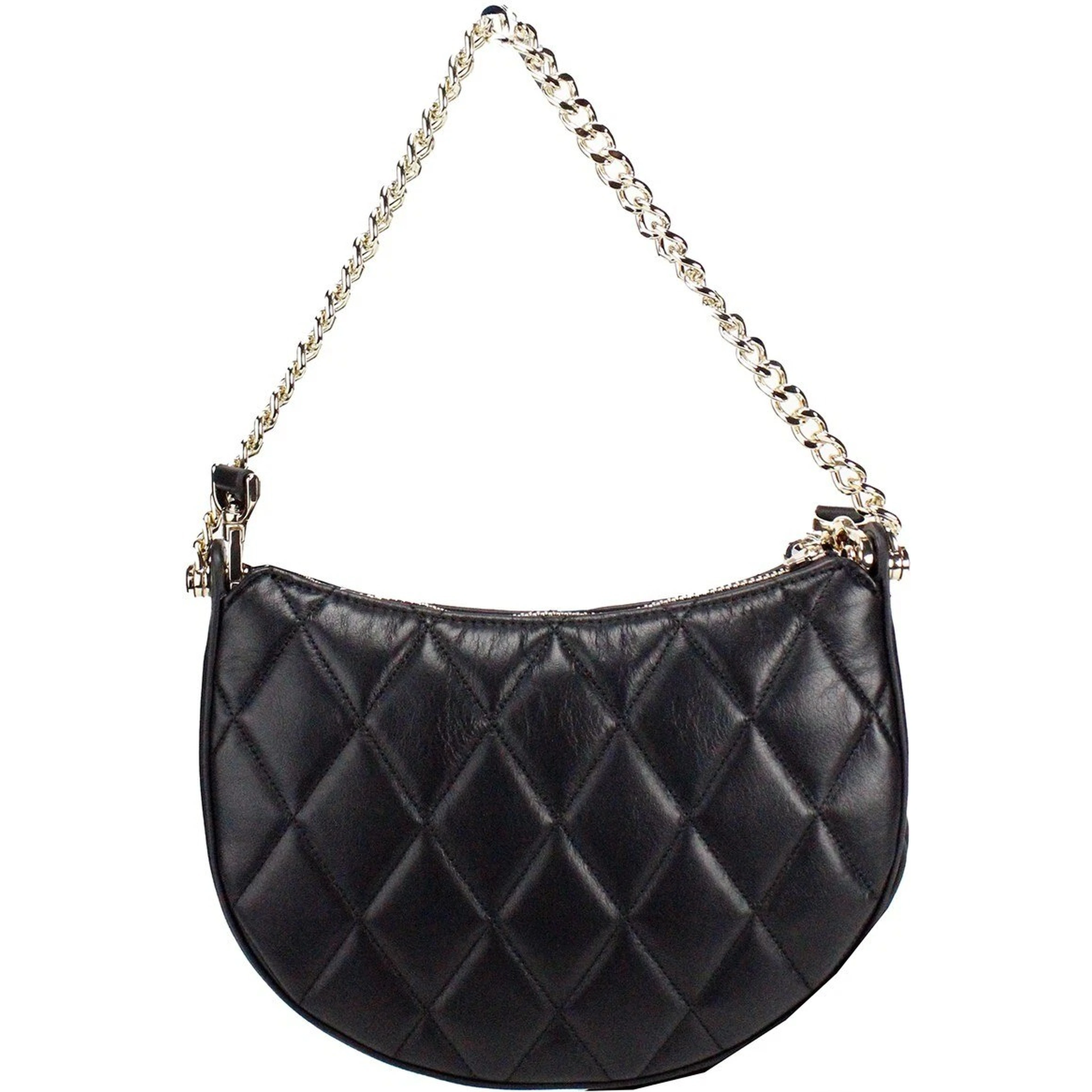 Kate Spade Carey Small Black Quilted Leather Zip Top Crossbody Bag