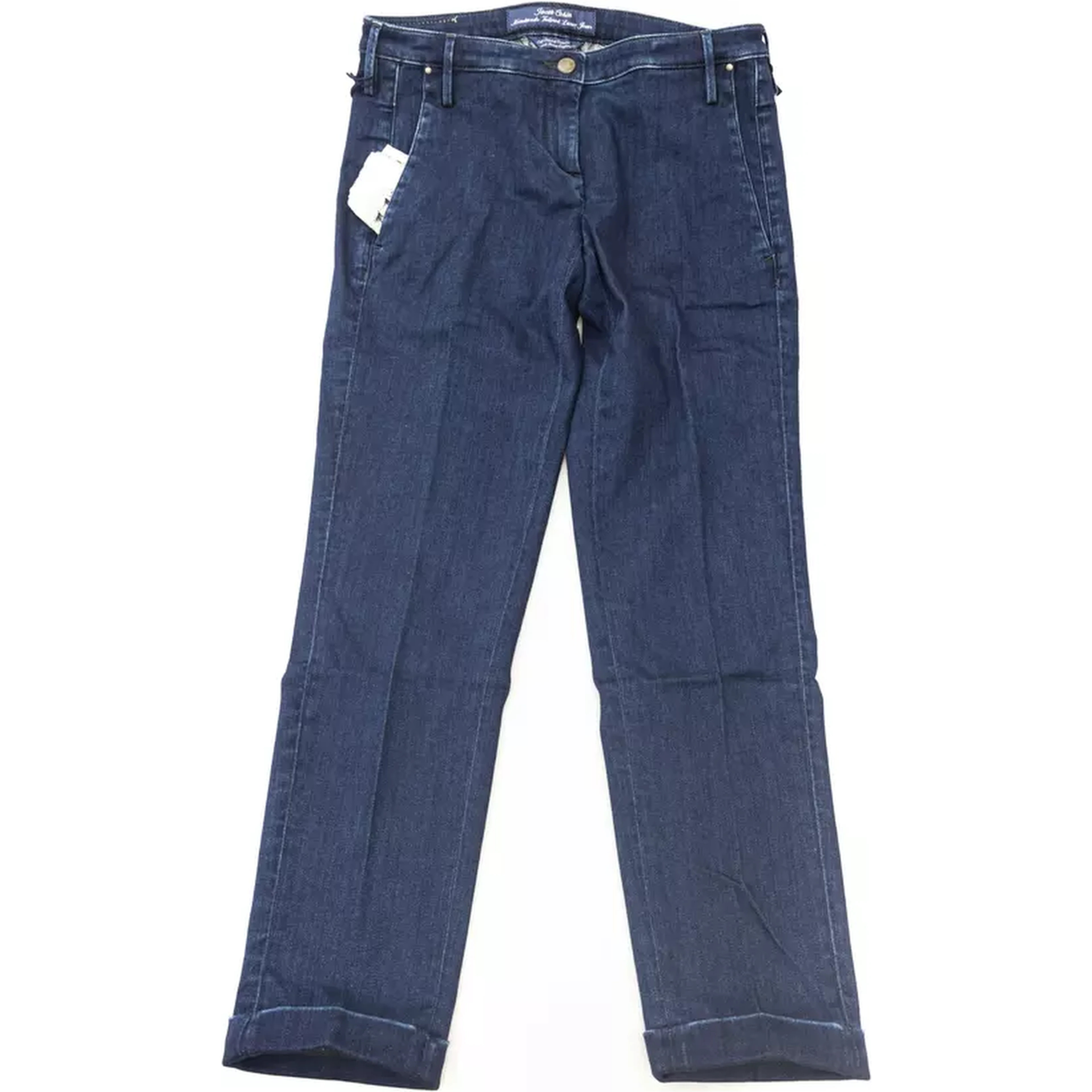 Blue Cotton Women Jeans