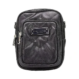 Marc Jacobs Pillow Small Black Quilted Smooth Leather Crossbody Handbag Purse