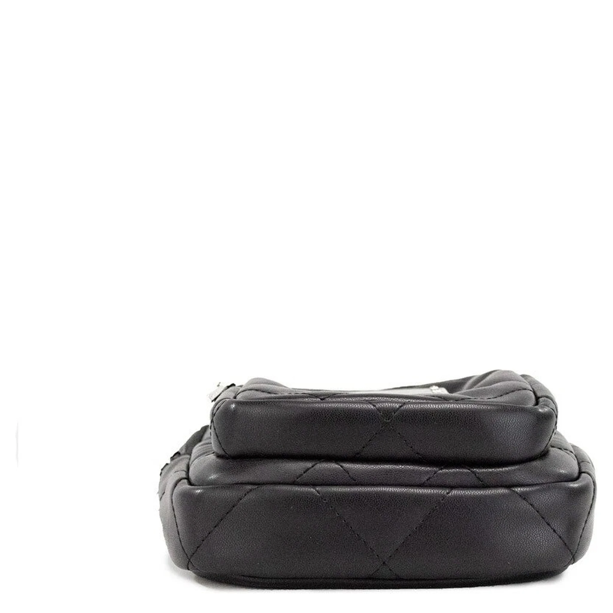 Marc Jacobs Pillow Small Black Quilted Smooth Leather Crossbody Handbag Purse