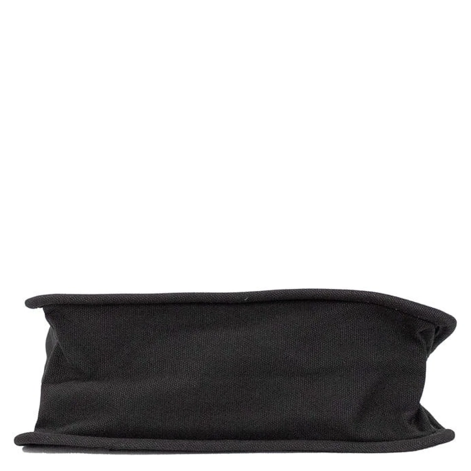 Marc Jacobs Medium Black Canvas Fabric Shoulder Convertible Tote Purse Bag