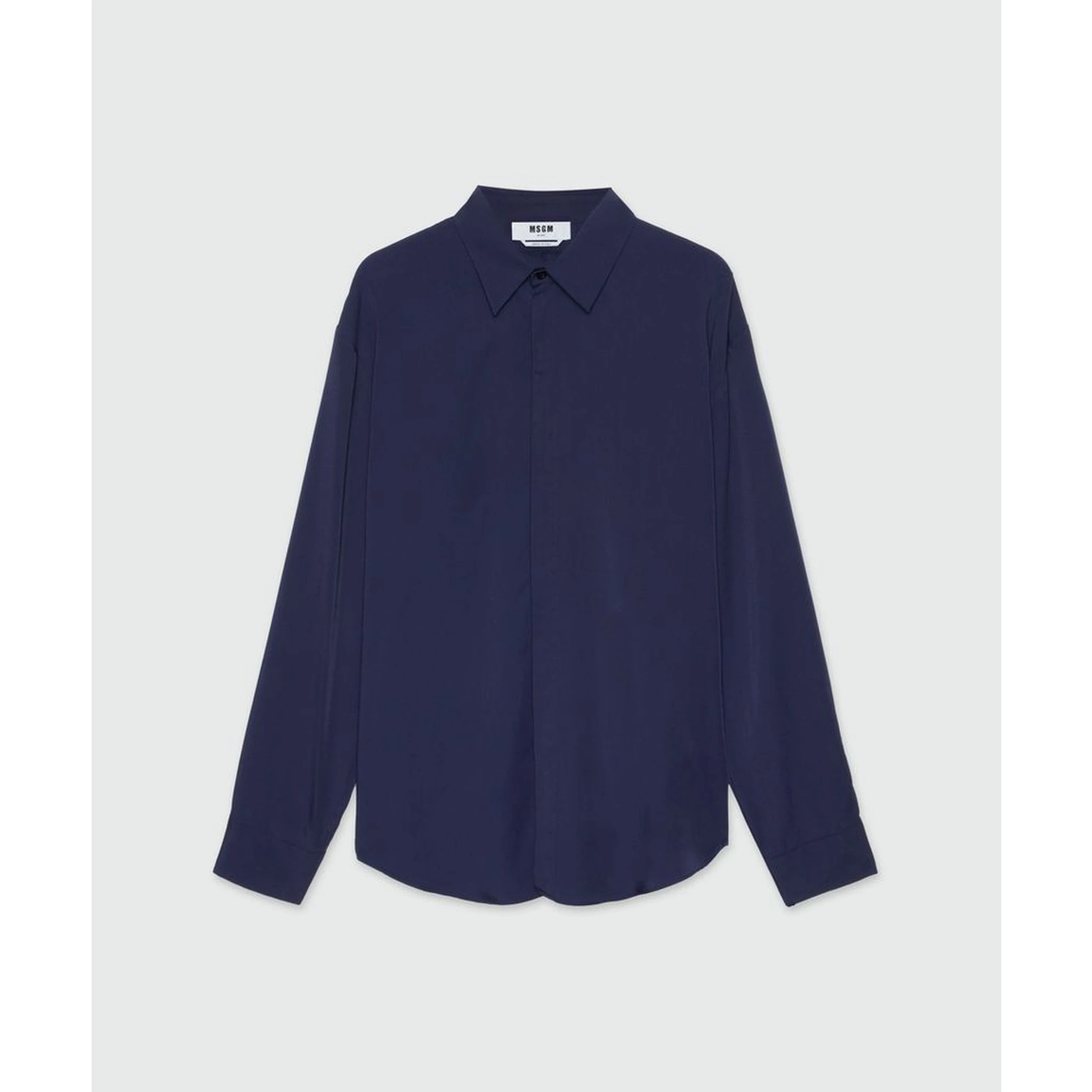 Blue Viscose Blouse