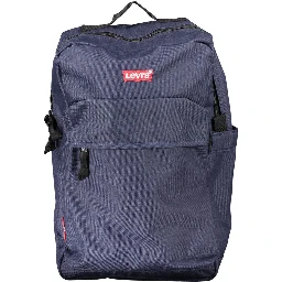 Blue Polyester Backpack