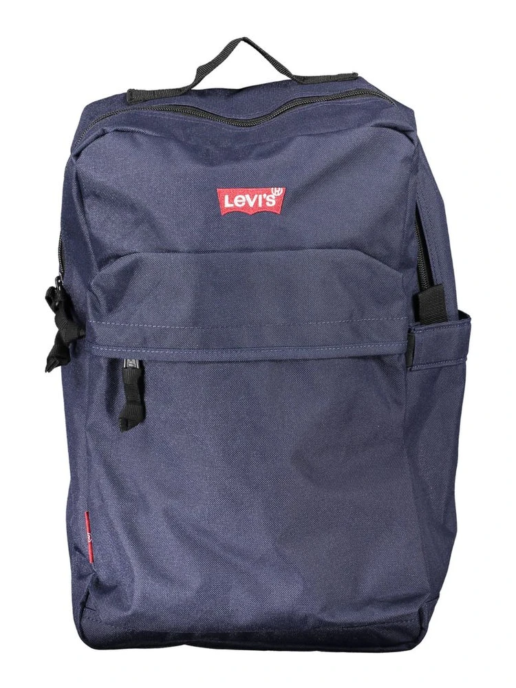Blue Polyester Backpack