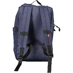 Blue Polyester Backpack