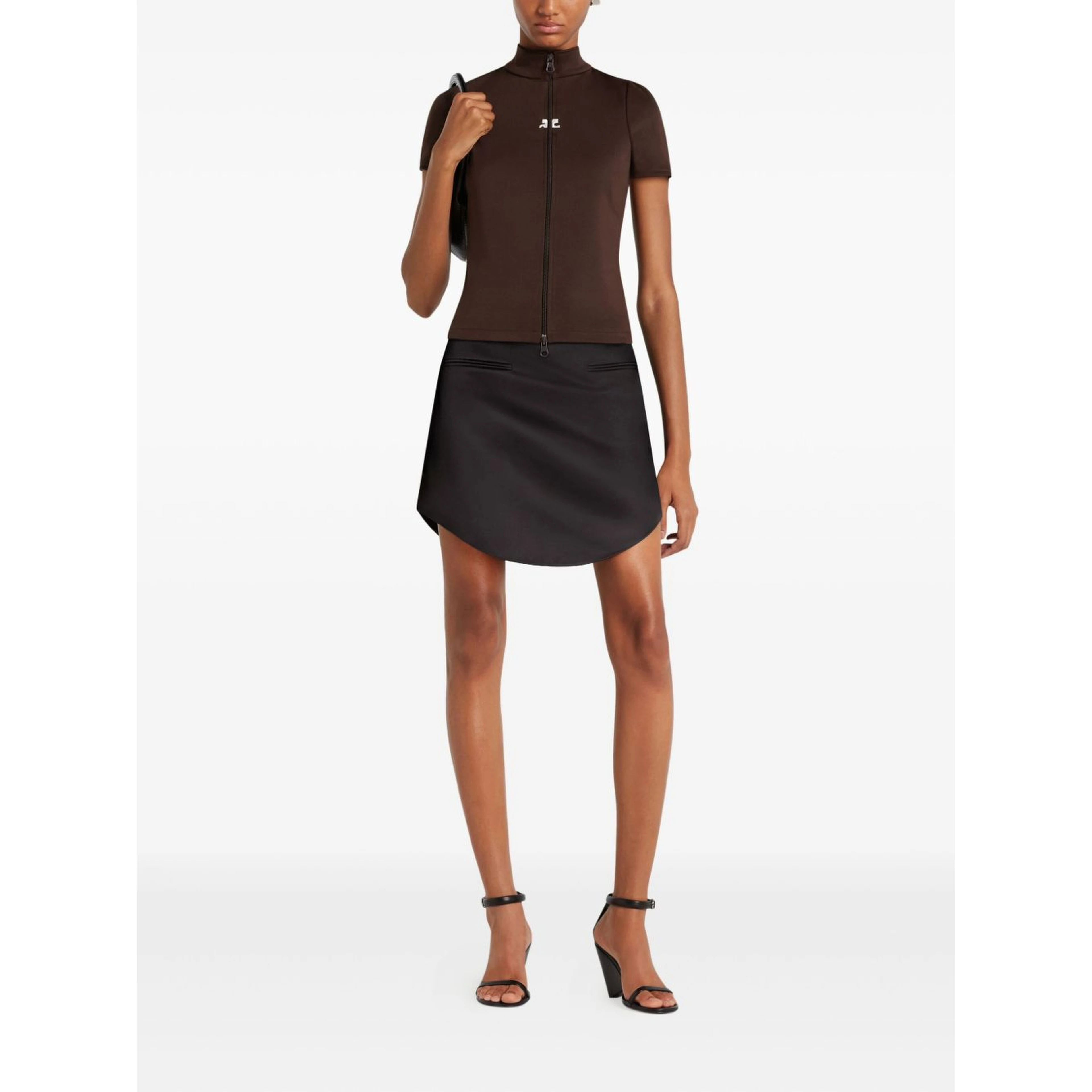 Courreges Top Brown