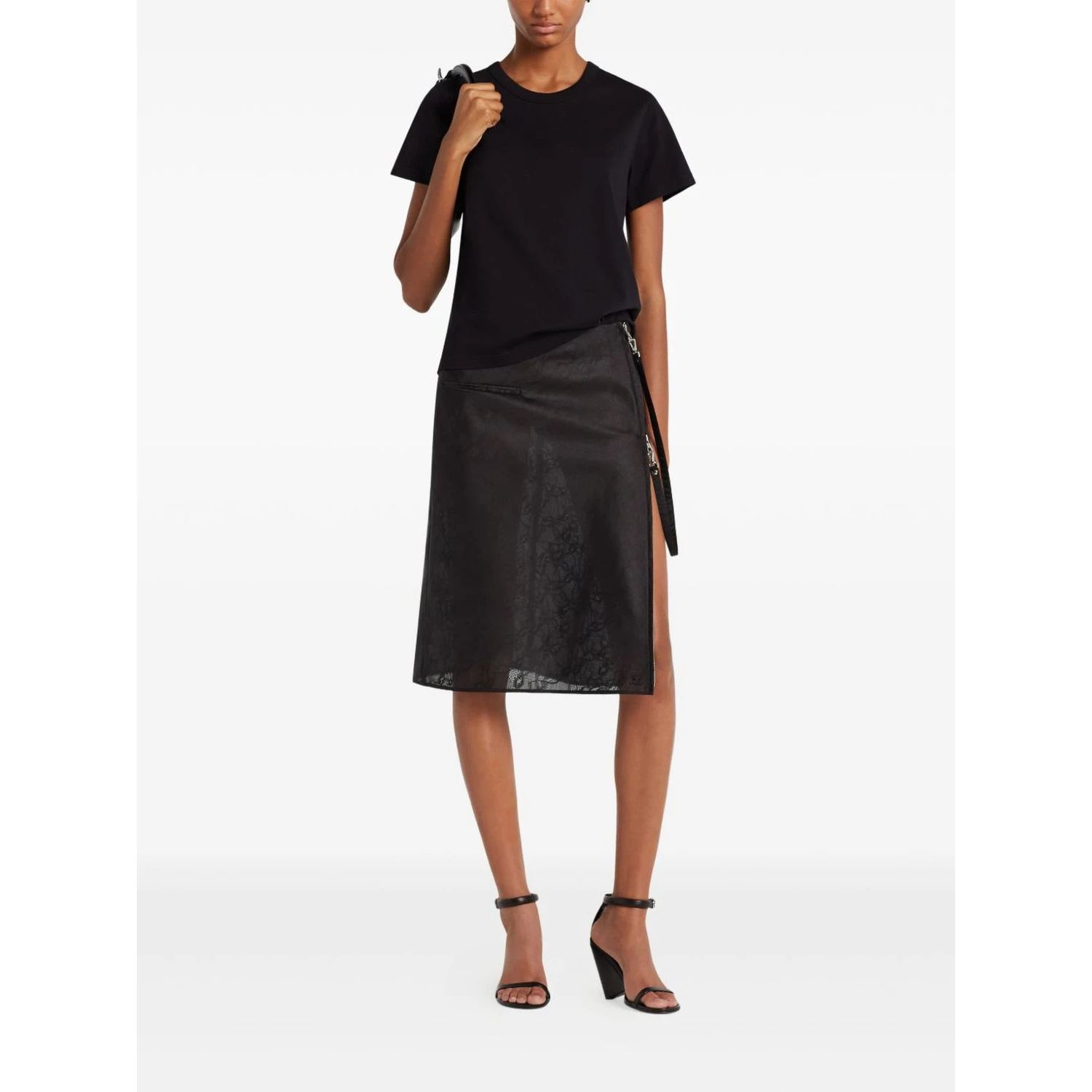 Courreges T-shirts and Polos Black